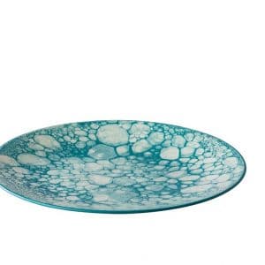 Bord Turquoise Ø27,5 Bubbles
