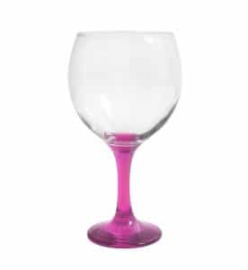 Gin Tonic glas roze voet by hip tafelenVx22299