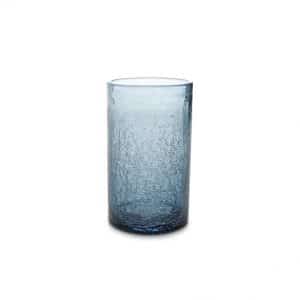 Longdrinkglas blauw Crackle Grote glas 0.40l Blauw Crackle 169111
