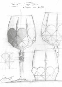 Alkemist Cocktail glaswerk van kristal glas, mixology,