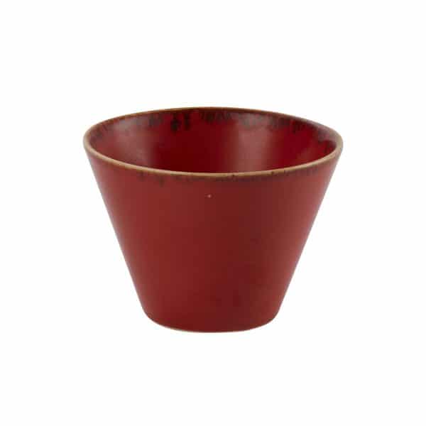 conische kom 9cm Rode bowl Kom van 9cm 368209MA
