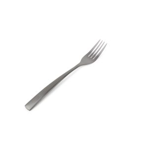 Zwarte vork, mat zwart BCN Colors cutlery