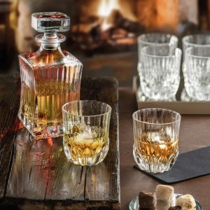 Whisky karaf adagio, kristal glas