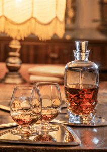 Alkemist cognac glas van kristal, waterglas of cocktailglas