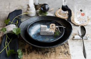 Kerst workshop keramiek,gedekte tafel theelicht