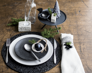 Kerst workshop keramiek,gedekte tafel theelicht