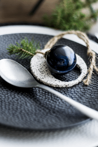 Kerst workshop keramiek,gedekte tafel theelicht