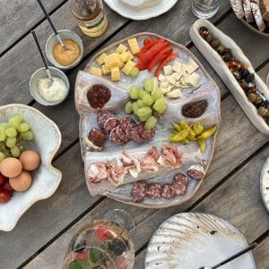 Borrelplateau maken van keramiek, workshop