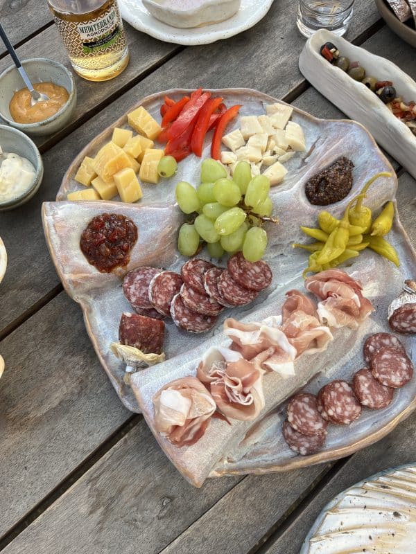 Borrelplank Workshop, Borrelplateau van keramiek