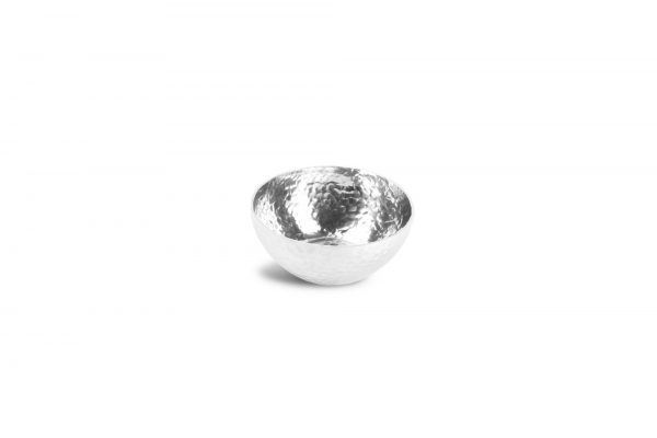 Bowl 10xH5cm metal silver Brass