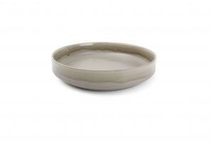 Diep bord 22xH4,5cm grijs brown Structo