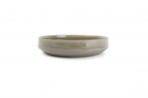Diep bord 22xH4,5cm grijs brown Structo