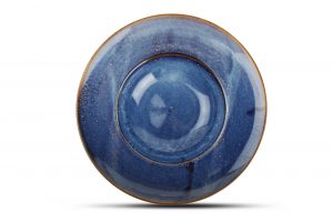 Diep bord 27-16xH5,8cm blue Nova