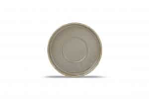 Schotel 14xH1,5cm voor kop 20cl brown Structo