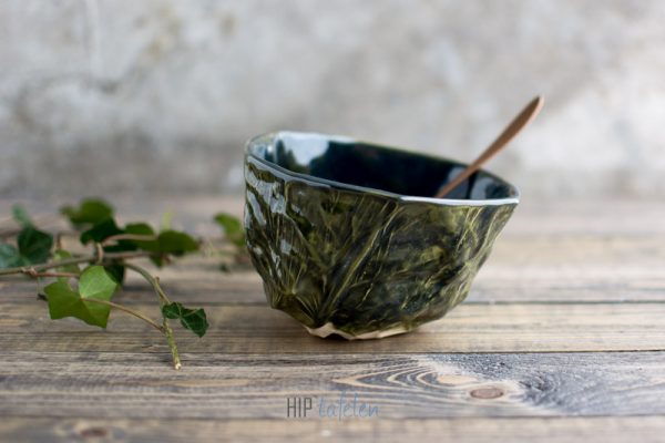 Kolenbowl zeegras collectie, handgemaakt, hip by marc