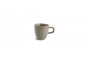 Mokkakop 9cl Grey Ceres, espresso kop, sterke koffie, klein kopje, grijs, porselein