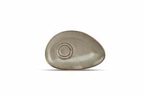 Schotel 20x13cm Grey Ceres , koffie, cappuccino, grijs servies