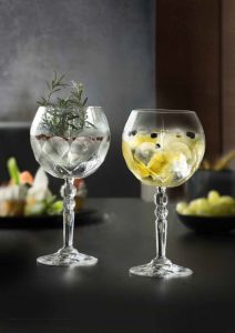 Alkesmist Gin Tonic Glas, cocktail, mixology, kristal glaswerk