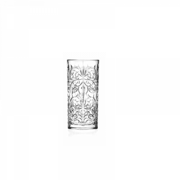 tattoo longdrink glaswerk van kristal, cocktails mixology-art