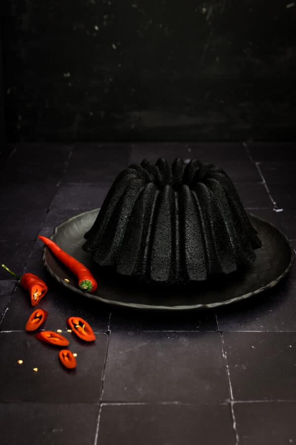 Livelli bord, zwart servies, matte glazuur, groot bord