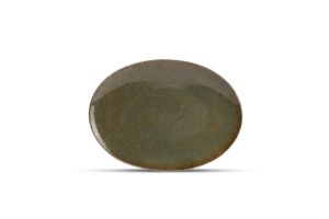 Plat bord 24x17cm groen Cirro, Sierwinkel Hip tafelen, heerlen