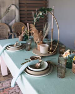 Shop The look – Beige en Muntgroen
