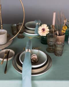 Shop The look – Beige en Muntgroen