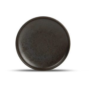 604599#W22-Plat bord 15cm black Ceres