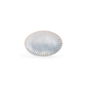606606#W22-Serveerschaal 26x17cm blue faded Dune