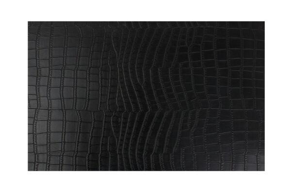 706360#W22-Placemat 45x30cm krokodillook zwart Layer