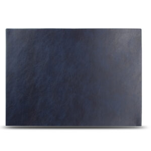 757139#W22-Placemat 43x30cm lederlook blauw Layer