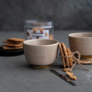 Hand gemaakt mokje van keramiek, kopje, cappuccino kopje servies