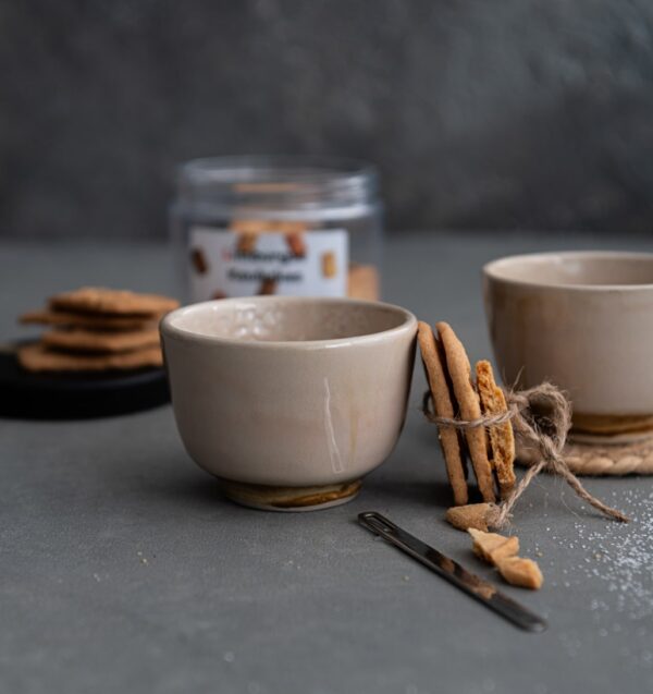 Hand gemaakt mokje van keramiek, kopje, cappuccino kopje servies