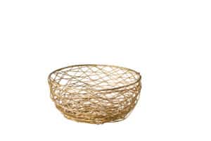 Draadmand goud 26,5 cm wcc3601_0