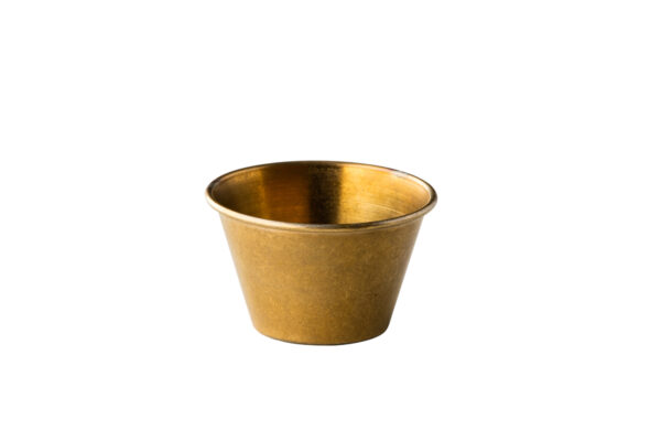 RVS ramekin goud  8,2 cm 150ml