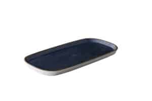 Ocean bord donkerblauw rechthoekig 36,9 cm