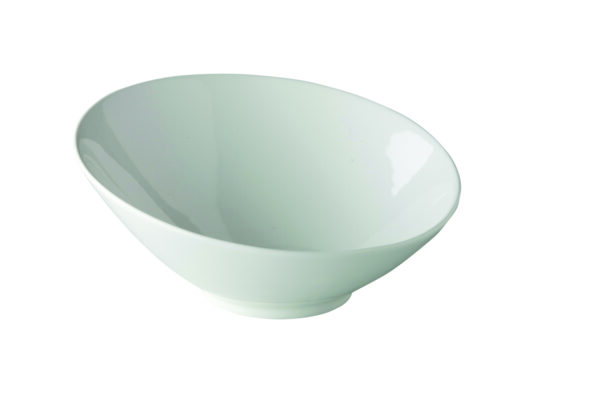 Q Fine China saladekom schuin 25 cm