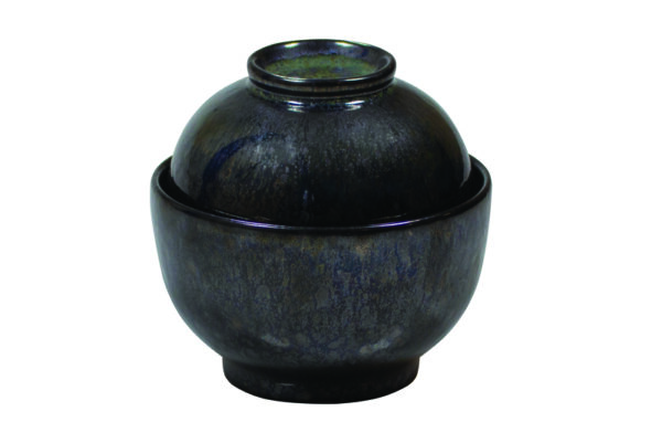 Sakura kom met deksel blauw 13 x 8 cm 600 ml