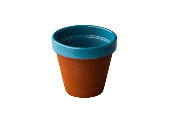 Stoneheart pot 10 x 9 cm blauw 310ml