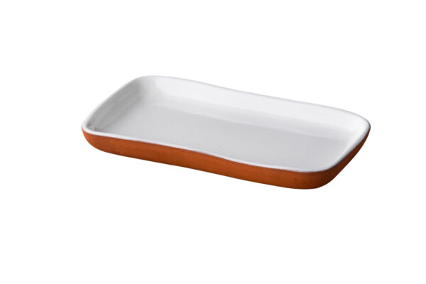 Stoneheart snack tapas bord wit 19 x 11,2 cm