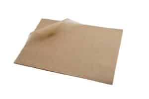Vetvrij papier 25x20 cm bruin onbedrukt 500-pack