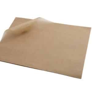 Vetvrij papier 25x20 cm bruin onbedrukt 500-pack