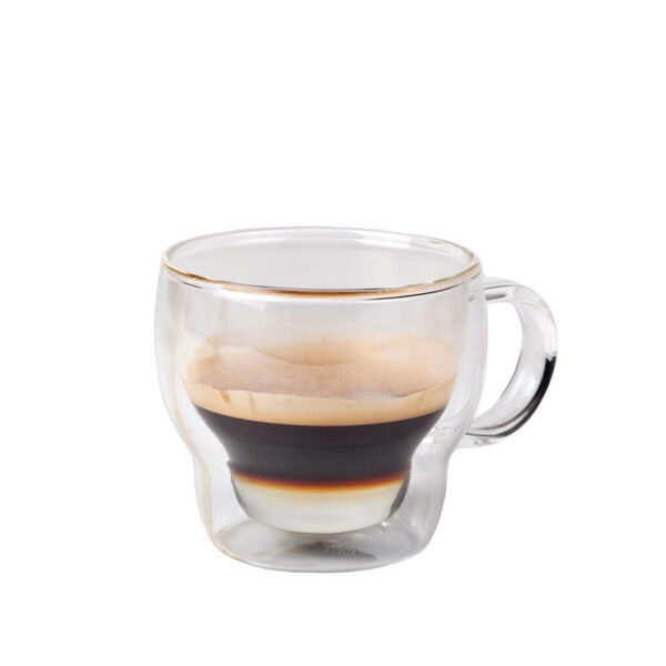 Koffie-theeglas dubbelwandig 230 ml