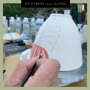 Workshop servies beschilderen