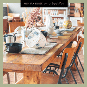 Workshop servies beschilderen