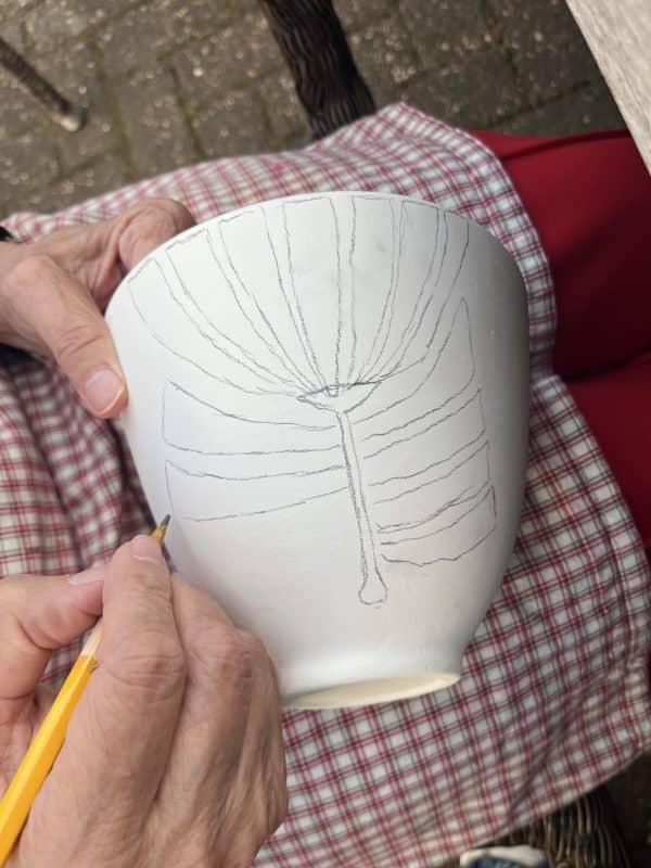 Servies beschilderen - Afbeelding 2