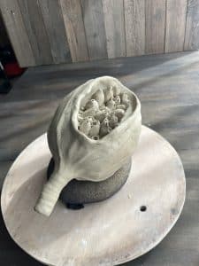 zaaddozen van keramiek workshop