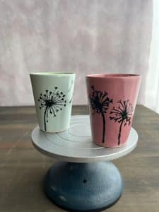 Servies beschilderen, artwork, creatieve workshop