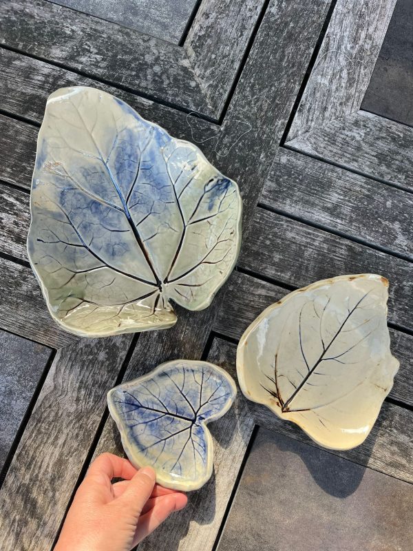 Bladschalen maken van keramiek, workshop, klei
