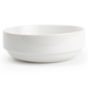 Diep bord 18xH5,5cm wit Flavor